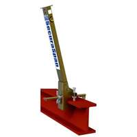 SecuraSpan™ I-Beam HLL Stanchion with Base SES845 | Waymarc Industries Inc