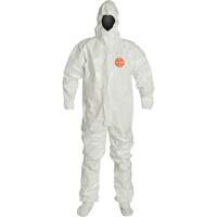 Hooded Coveralls, Tychem&reg; 4000, 2X-Large, White Waymarc Industries Inc