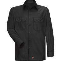 Long Sleeve Ripstop Shirt, Men's, 3X-Large, Black Waymarc Industries Inc