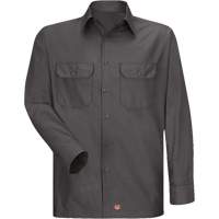 Long Sleeve Ripstop Shirt, Men's, 3X-Large, Charcoal Waymarc Industries Inc