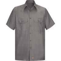 Short Sleeve Ripstop Shirt, Men's, 3X-Large, Grey Waymarc Industries Inc