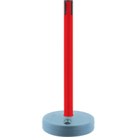 Outdoor TensaBarrier&reg; - Receiver Posts, 37" High, Red Waymarc Industries Inc