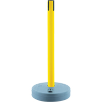 Outdoor TensaBarrier&reg; - Receiver Posts, 37" High, Yellow Waymarc Industries Inc