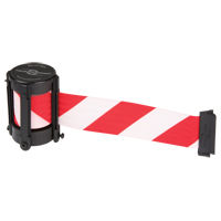 Replacement Cassettes For Utility, Advance & StowAway&reg; TensaBarrier&reg;, 13', White Tape Waymarc Industries Inc