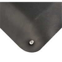 Electrically Conductive Mat No.786, 2' W x 3' L x 15/16" T, PVC, Smooth, Black Waymarc Industries Inc