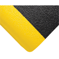 Tapis Deluxe Soft Step No 444, Rugueux, 3' x 5' x 5/8", Noir/Jaune, &eacute;ponge en PVC Waymarc Industries Inc