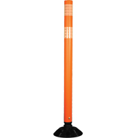 Impact Resistant Delineator, 48" H, Orange SFJ600 | Waymarc Industries Inc