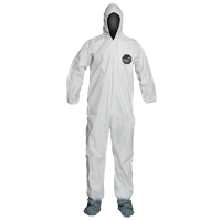 ProShield&reg; 50 Coveralls, Small, White, Microporous Waymarc Industries Inc