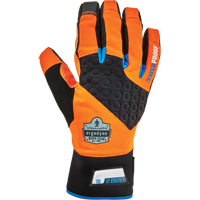 ProFlex&reg; 818WP Performance High-Visibility Thermal Waterproof Utility Gloves, Polyurethane Palm, Size Small Waymarc Industries Inc