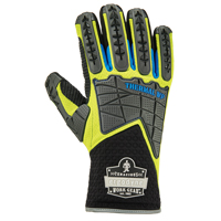 ProFlex&reg; Performance Dorsal Impact-Reducing Gloves + Thermal WP, Small, Suede Palm, Safety Cuff Waymarc Industries Inc