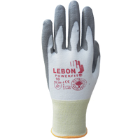 Lebon PowerFit&reg; Cut Resistant Gloves, Size X-Small/6, 13 Gauge, Polyurethane Coated, Polyethylene Shell, ASTM ANSI Level A2/EN 388 Level B Waymarc Industries Inc