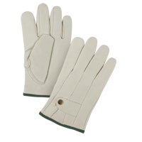 Premium Ropers Gloves, Medium, Grain Cowhide Palm Waymarc Industries Inc