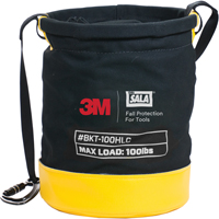 Tool Lifting Safe Bucket, Canvas, 12.5" Dia. x 15" H, 100 lbs. Load Rating SFV223 | Waymarc Industries Inc