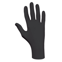 Gants biod&eacute;gradables 6112PF, T-petit, Nitrile, 4 mils, Sans poudre, Noir Waymarc Industries Inc