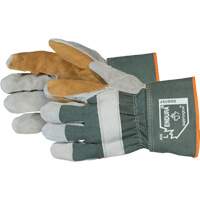 Endura&reg; Double-Palm Fitters Gloves, One Size, Split Cowhide Palm Waymarc Industries Inc