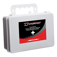 Trousse de premiers soins pour bureau Dynamic, Dispositif m&eacute;dical Classe 1, Boîte en plastique Waymarc Industries Inc