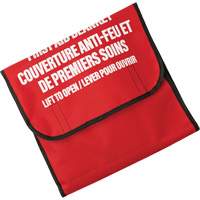 Dynamic Fire Blanket with Nylon Pouch Holder, Wool, 60"L x 71"W Waymarc Industries Inc