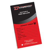 Dynamic First Aid Pocket Guide Waymarc Industries Inc