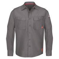 IQ Endurance&reg; Men's Work Shirts, Small, Grey Waymarc Industries Inc