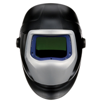 Speedglas™ 9100 Welding Helmet & Auto-Darkening Filter 9100XXi, 4.2" L x 2.8" W View Area, 5/8 - 13 Shade Range, Black/Silver SGC239 | Waymarc Industries Inc