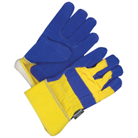 Fitter Gloves, One Size, Grain Cowhide Palm, Thinsulate Inner Lining Waymarc Industries Inc