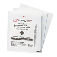 Dynamic™ Gauze, Pad, 3" L x 3" W, Sterile, Medical Device Class 1 SGC787 | Waymarc Industries Inc