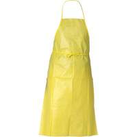 KleenGuard A70 Chemical Spray Protection Apron, Polyethylene, 44" L x 29" W, Yellow Waymarc Industries Inc