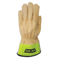 Lineman's Gloves, Small, Grain Cowhide Palm Waymarc Industries Inc