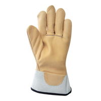 Lineman's Gloves, Small, Grain Cowhide Palm Waymarc Industries Inc