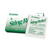 Insect Sting Relief Towelettes SGE738 | Waymarc Industries Inc