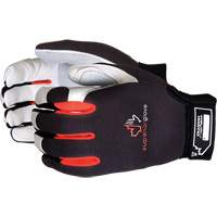 Clutch Gear&reg; Mechanic's Gloves, Grain Leather/Split Leather Palm, Size Small Waymarc Industries Inc