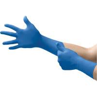 Microflex&reg; SafeGrip SG-375 Medical Exam Gloves, Small, Latex, 11-mil, Powder-Free, Blue, Class 2 Waymarc Industries Inc
