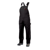 Salopettes en canevas de coton non doubl&eacute;e, Hommes, Grand, Noir Waymarc Industries Inc