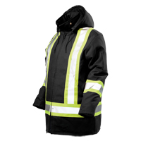 Parka de s&eacute;curit&eacute;, Noir, Grand Waymarc Industries Inc