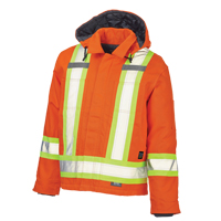 Manteau de s&eacute;curit&eacute;, Orange haute visibilit&eacute;, Grand Waymarc Industries Inc