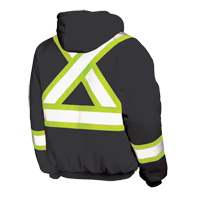 Chandail avec capuchon de s&eacute;curit&eacute;, Polyester, Grand, Noir Waymarc Industries Inc