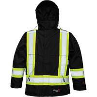 Journeyman Jacket, Polyester/Polyurethane, Black, Small Waymarc Industries Inc
