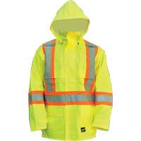 Open Road Jacket, Polyester/Polyurethane, High Visibility Lime-Yellow, Small Waymarc Industries Inc