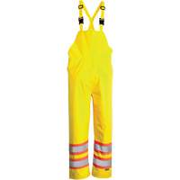 Open Road&reg; Bib Pants, Polyester, Small, High Visibility Lime-Yellow Waymarc Industries Inc