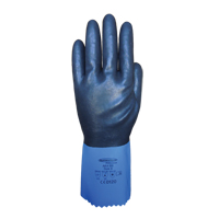 Summitech Full-Dipped Chemical Resistant Gloves, Size Small/7, 11.8" L, Chloroprene, Poly-Cotton Inner Lining, 59-mil Waymarc Industries Inc