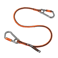 Longe porte-outils verrouillable Squids 3118F(x), Tendeur, Mousqueton double Waymarc Industries Inc