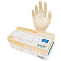 Disposable Gloves, Small, Latex, 4-mil, Powder-Free, Natural, Class 2 Waymarc Industries Inc