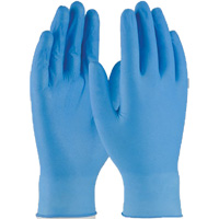 Gants jetables, Petit, Nitrile, 4 mils, Sans poudre, Bleu Waymarc Industries Inc