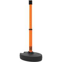PLUS Barrier Post Set Receiver, 42" High, Orange Waymarc Industries Inc