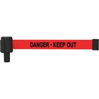 PLUS Banner Cassette, Danger; Keep Out, 15', Red Tape SGI997 | Waymarc Industries Inc