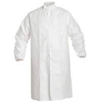 Lab Coat, Tyvek&reg; IsoClean&reg;, White, Small Waymarc Industries Inc