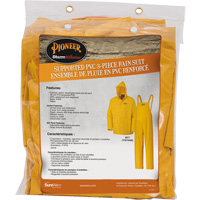 577 V&ecirc;tements imperm&eacute;ables 3 morceaux, Polyester/PVC, 5T-Grand, Jaune Waymarc Industries Inc