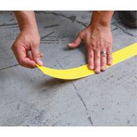 Tough-Mark™ Heavy-Duty Floor Marking, Rectangle, 48" L x 2" W, Yellow, Polyethylene SGJ231 | Waymarc Industries Inc