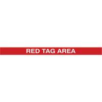 Tough-Mark™ Heavy-Duty Floor Marking, Rectangle, 48" L x 2" W, Red, Polyethylene SGJ216 | Waymarc Industries Inc