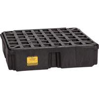 Modular Spill Platform, 15 US gal. Spill Capacity, 26" x 26.25" x 6.5" Waymarc Industries Inc
